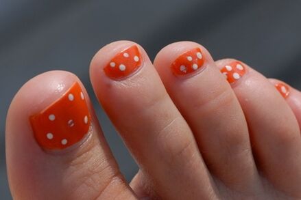 pedicure bem cuidada
